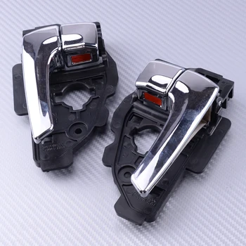 

DWCX 1Pair Car Right Left Inside Interior Door Handles Fit for Hyundai Tucson ix35 2010 2011 2012 2013 2014