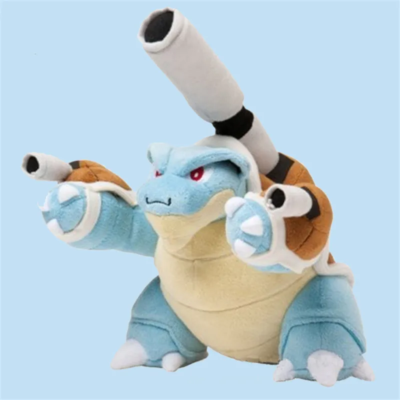 25 см милый мультфильм Blastoise плюшевые игрушки pokemones Сквиртл Мега Эволюция Мягкие плюшевые куклы подарки игрушки для детей