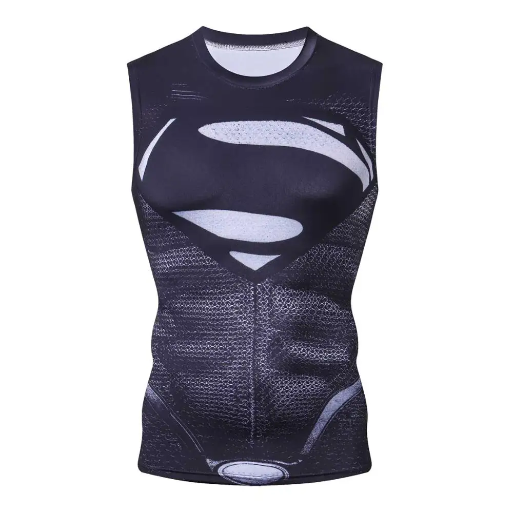 New Avengers 3 Thor G yms Bodybuilding Brand Tank Top Men Compression Summer Fitness Clothing Fashion Muscle Sportswear - Цвет: BX09