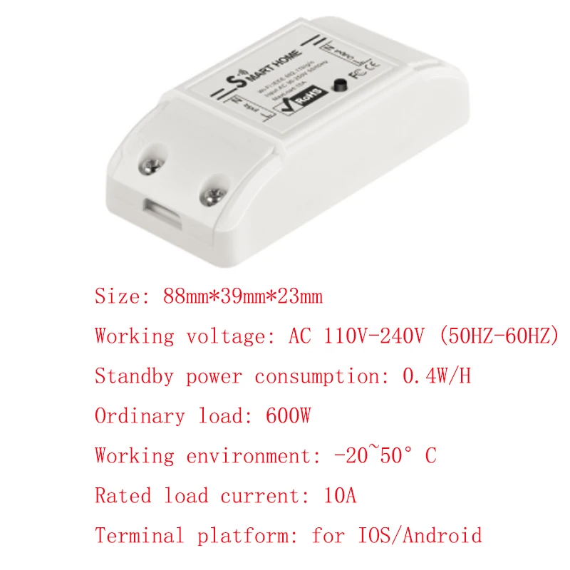 Умный переключатель DIY беспроводной дистанционный переключатель Wifi выключатель света контроллер для умного дома работа интеллектуальная модификация