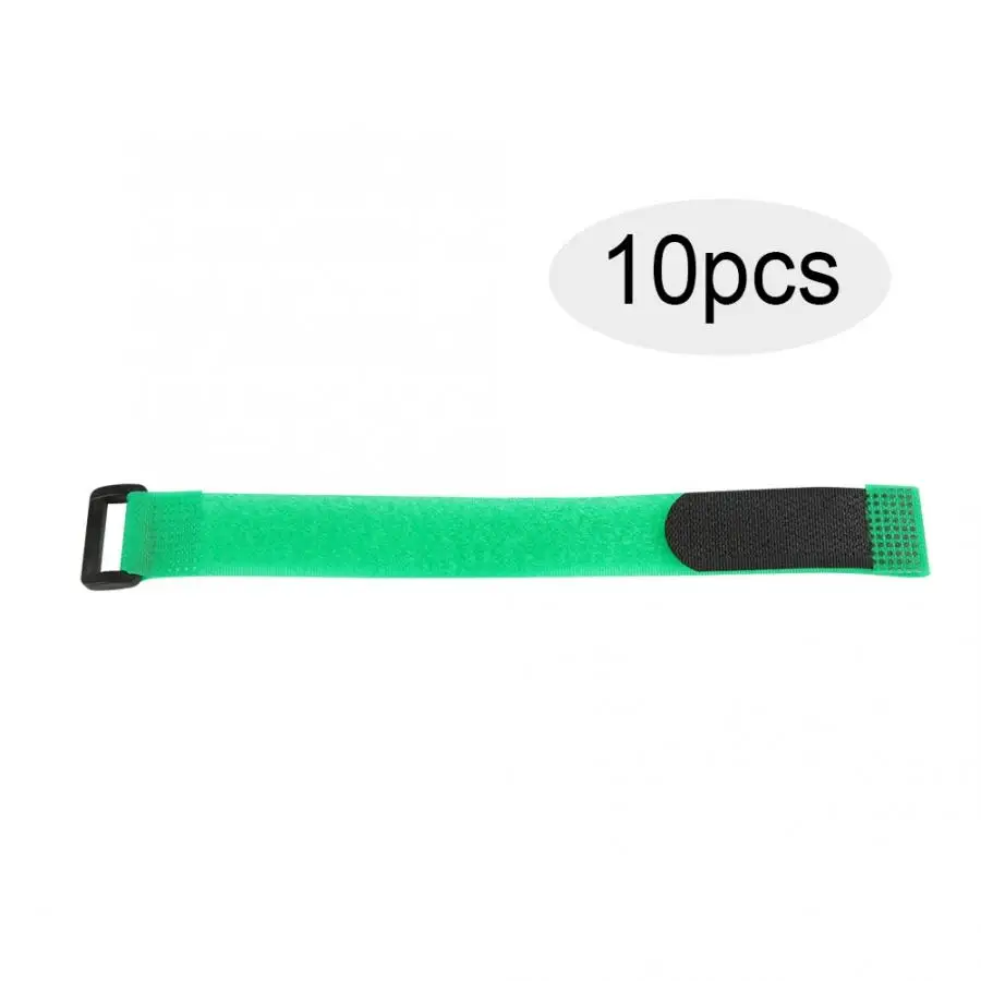 

10 Pcs 2*20cm Durable Nylon Sticky Strap Hook and Loop Tape Self Adhesive Cable Tie klittenbandsluiting Adhesive Fastener Tape