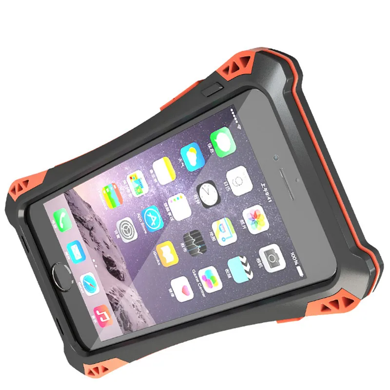 buy R just Amira case For Iphone 6 6SLife waterproof Shockproof Anti dusty Carbon Fiber Aluminum Metal Armor Cover