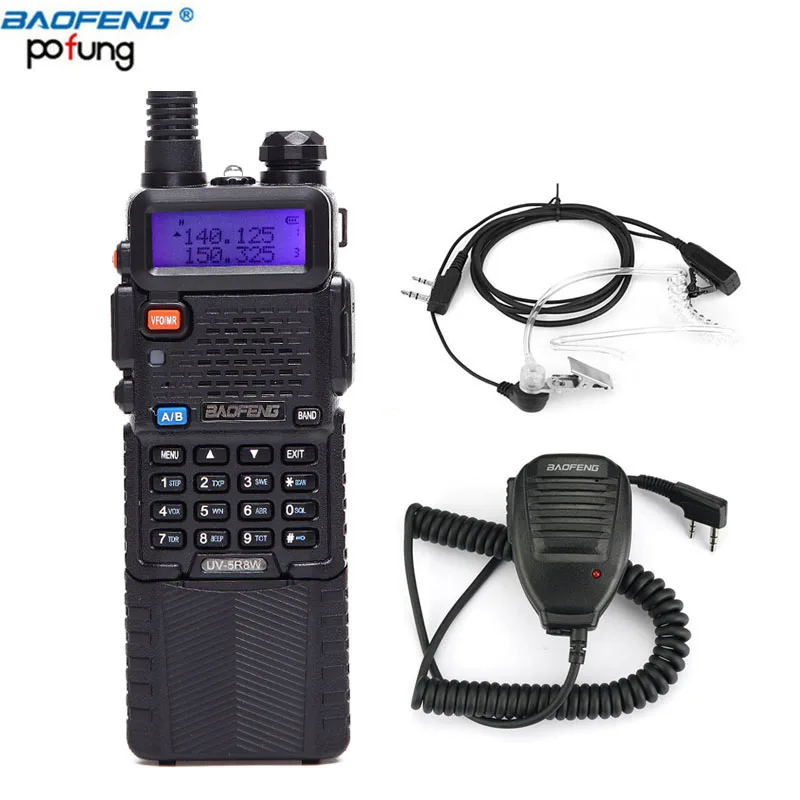 Оригинальная двухсторонняя рация Baofeng UV-5R 8 Вт Вт/4 Вт/1 CB Ham портативная 10 км