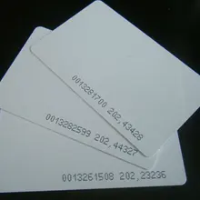 100 шт./лот 125 кГц RFID удостоверение личности парковки RFID карты TK4100 чип пустая смарт-карта для печати