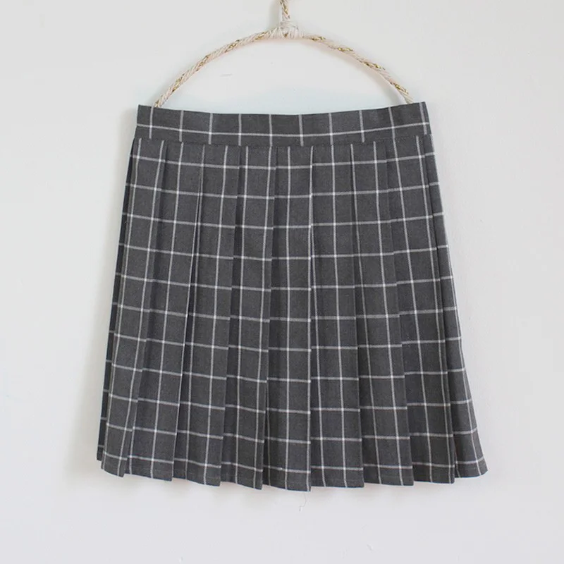 black mini skirt The New Campus Style High-waisted A-line Skirt Sweet Plaid Pleated Skirt School Uniform Skirt for Girls floral skirt Skirts