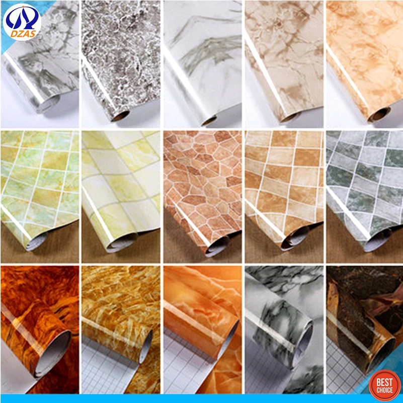 Pvc Finto Marmo Di Auto Adesivo Sfondo Muro Di Carta A Prova Di Olio Da Cucina Tavolo Piastrelle Del Bagno Dzas Cj Carta Da Parati Imitation Marble Wall Paper Backgroundmarble Imitation Aliexpress