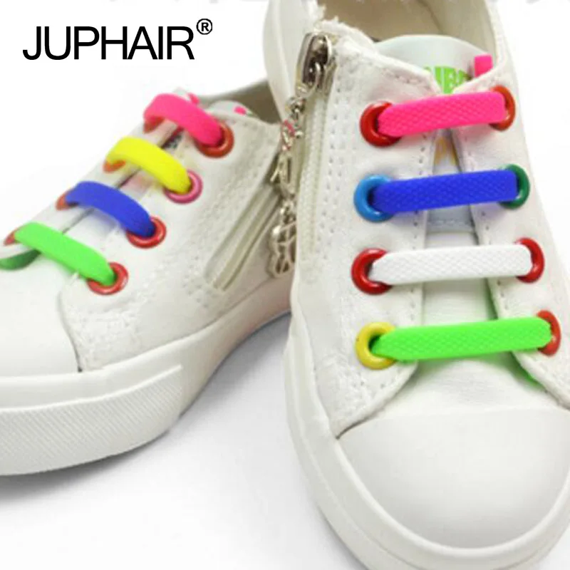 

JUP 1 Bag/10 Roots Shoelaces Novelty No Tie Shoelaces Unisex Elastic Silicone Shoe Laces Child Girl Men Women Sneakers Fit Strap