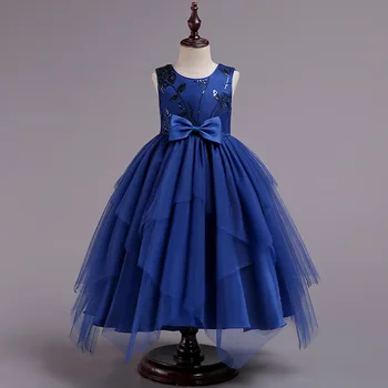 

Girls'Pearl Film Performing Dresses Children's baby girl christmas dress princess wedding dress yarn dress ball gown lovely