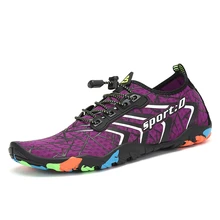 Водонепроницаемая обувь; летняя дышащая обувь; Мужская Спортивная обувь; женские сандалии для плавания; носки для дайвинга; пляжные шлепанцы; Tenis Masculino