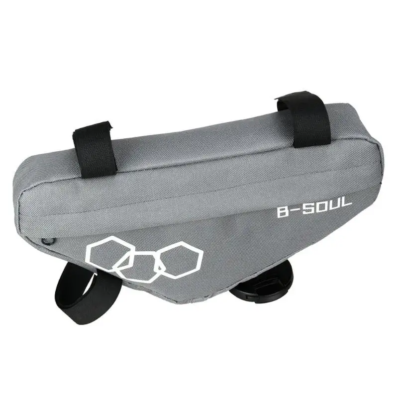 Best Polyester Front Tube Bicycle Triangle Bags Waterproof Bike Frame Bag Phone Saddle Strap-On Pouch Bicycle Accessories 13