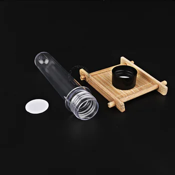 

50pcs/Lot Empty Plastic Empty 40ml Mask Tube Women Cosmetic Container 40g Black Cap Pot Refillable Packaging