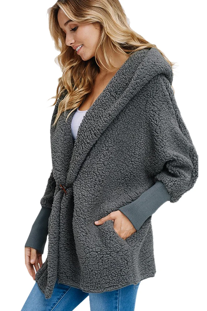 Gray-Woolen-Fur-Horn-Button-Oversize-Jacket-LC85230-11-3