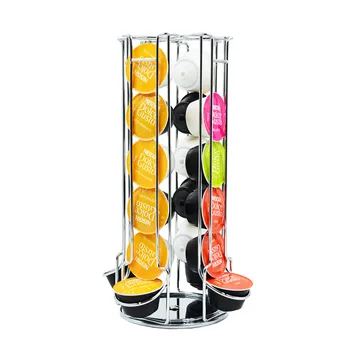 

Hot Promotion Dolce Gusto Coffee Capsule Holder Stand Display Kitchen Organizer Shelf 24/42 Cups Coffee Capsule Storage Rack