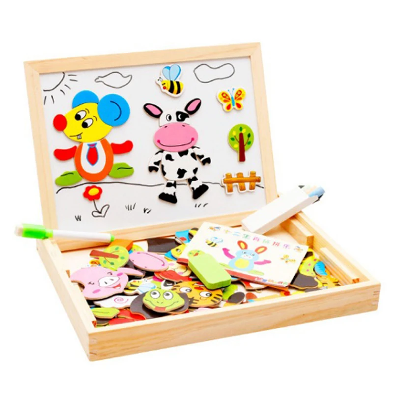Montessori Toys Educational Wooden Toys for Children Early Learning Kids Magnetic Stickers Puzzles Games Montessori Toys Educational Wooden Toys for Children Early Learning Kids Magnetic Stickers Puzzles Games