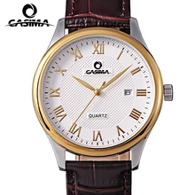 Casima Mens Watches Top Brand Luxury Men's Clock Waterproof Relogio Masculino Fashion Business Quartz Watch Montre Homme 2016 casima men watches top brand luxury men clock relogio masculino business charm luminous rectangle dial quartz watch montre homme