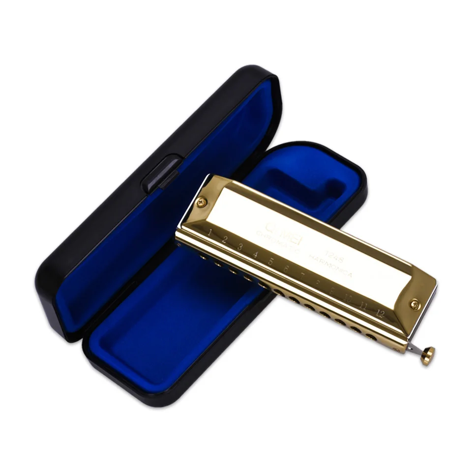 

harmonica chromatic harmonica 12 hole C 48 adult professional introduction to beginners children play the harmonica