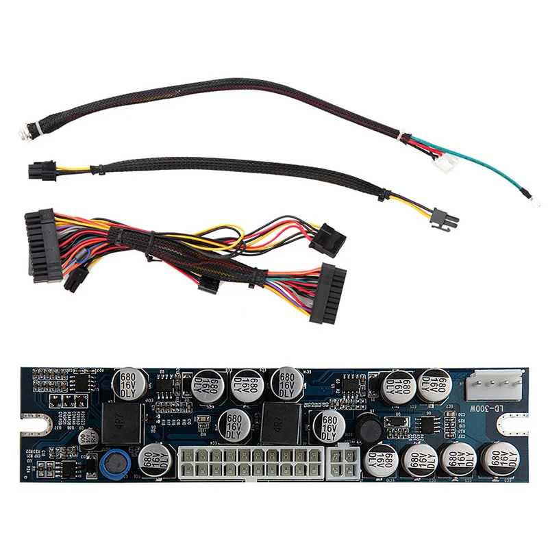 DC ATX PSU 12 в 300 Вт Pico ATX переключатель PSU 24pin MINI ITX DC naar Auto ATX PC Voeding Voor компьютерный модуль