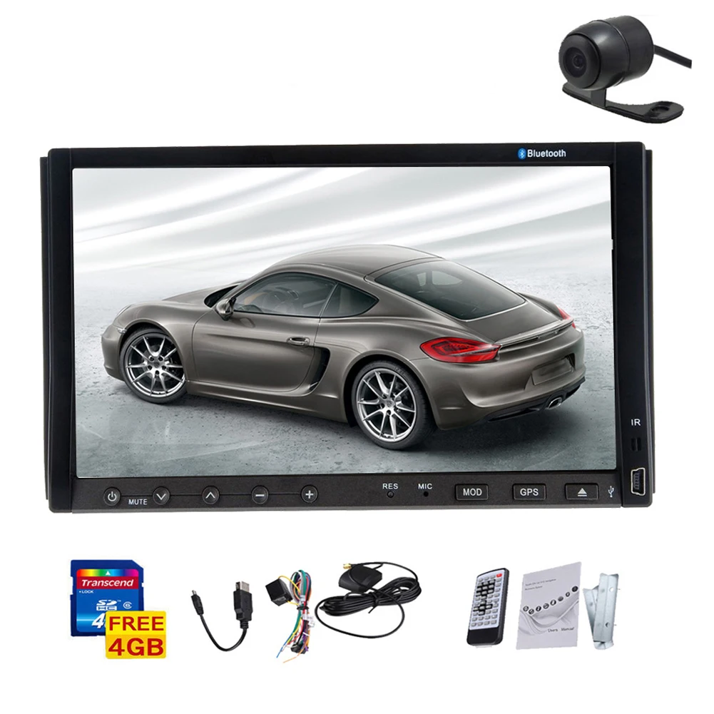 

Autoradio Music Receiver Video System Double Din Radio USB Player Stereo GPS Car DVD EQ Audio Logo iPod RDS Camera