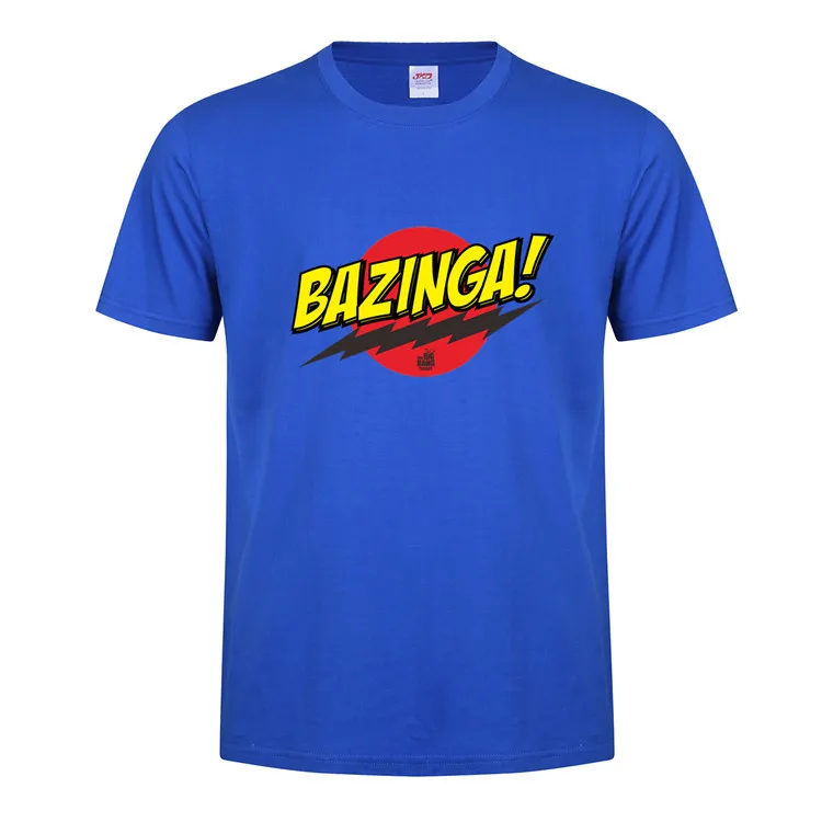 FUYBILL модная новая стильная мужская футболка Bazinga, летняя футболка с коротким рукавом с теорией большого взрыва, хлопковая футболка Шелдон, Мужская футболка, топы