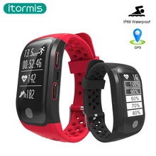

2017 Newest Arrival itormis B46 GPS Smart Band Bluetooth 4.0 Heart Rate IP68 Waterproof Sleep Monitor Pedometer Smart Bracelet