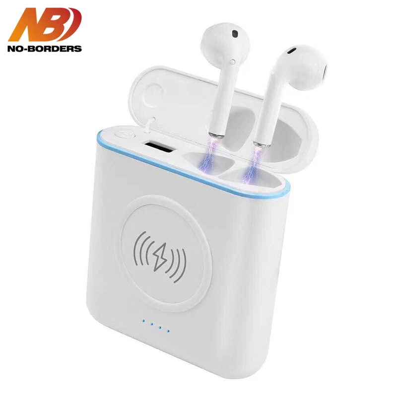 

NO-BORDERS XT6 TWS 3 in 1 Stereo Wireless Bluetooth Earphone Big Power Bank Headphone Charging Box Charger External Battery Pack