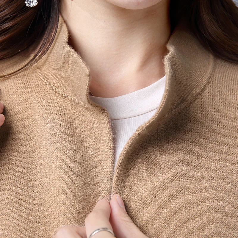Manteau Printemps brown Qpipsd Femmes blue Lâche Paragraphe Long Nouveau Tricot Pink Mode Marée Et Automne Chandail 2018 Cardigan Sauvage UqnTwZq5r