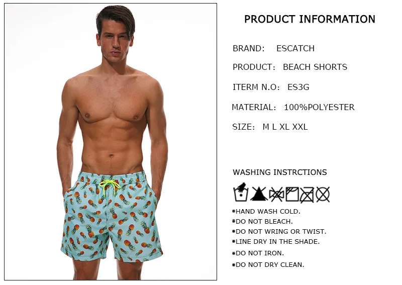 Shorts de praia e surfe