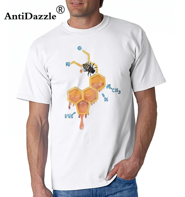 

2017 Newest tshirt LSD Honey Bee Men T shirt Fashion Math Formula Design tops Humor Printed T-Shirt Funny Punk Hipster tee shirt