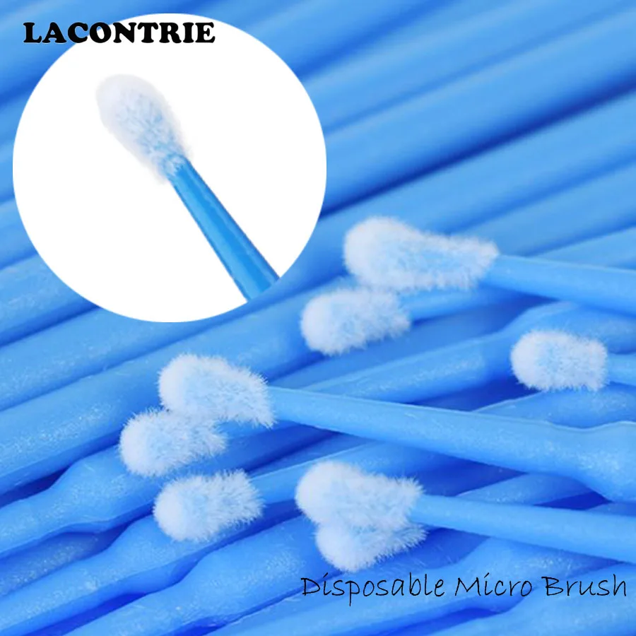 

Disposable Micro Applicators Brush 100pcs Glue Cleaning Tool Eyelash Extensions Supplies