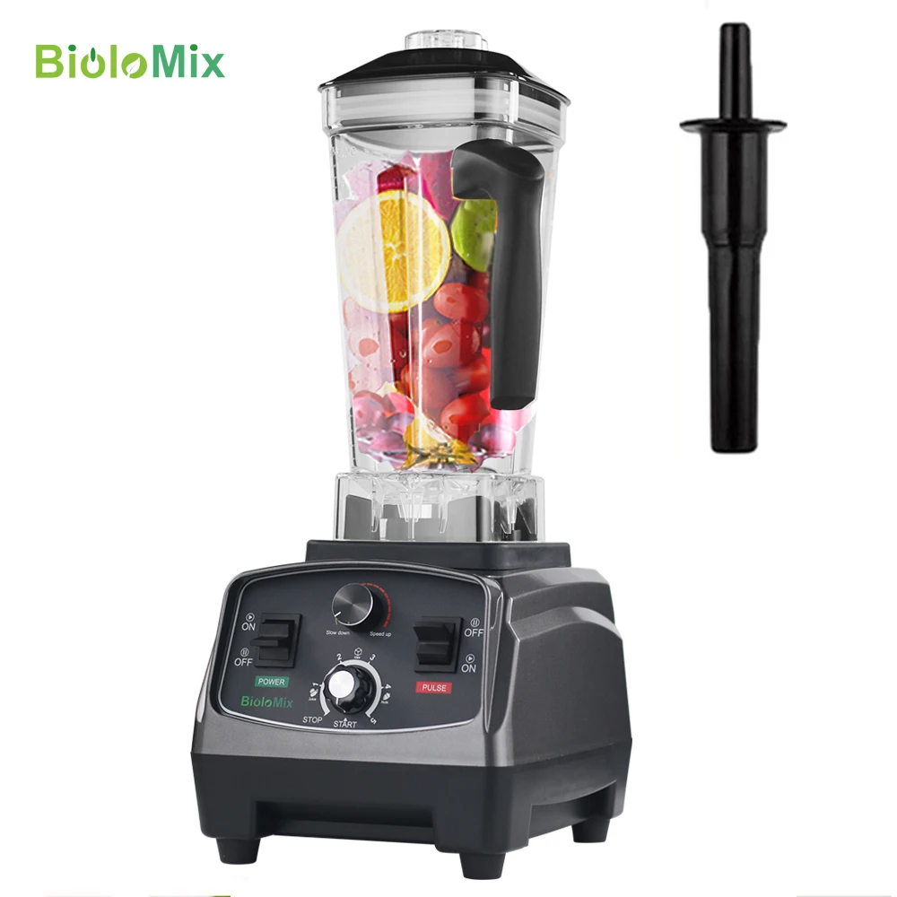 Najtaniej Profesjonalny 3HP automatyczny mieszalnik czasowy sokowirówka owoce robot kuchenny Ice Smoothies Maker 2L BPA Free Jar 2200W