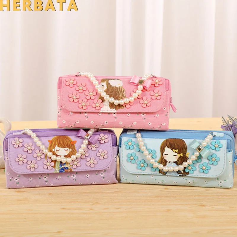 Cartuchera escolar Kawaii de dibujos animados para niña, estuche multifuncional de gran capacidad para bolígrafos, suministros escolares, 2018 - AliExpress Suministros oficina y escuela