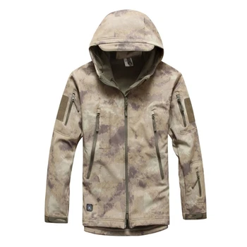 

Camo Outdoor camping Waterproof Coats Jacket Hoodie Softshell fleece Lining Jacket
