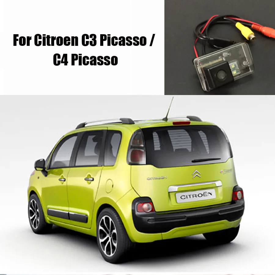 

Car Rear View Camera For Citroen C3 Picasso / C4 Picasso / Reverse Camera / CAR DVD GPS DVR CAMERA / License Plate Light OEM