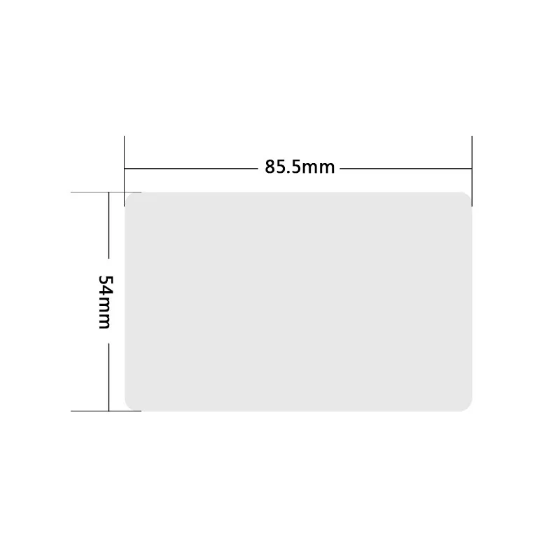 10 шт./лот низкочастотная ПВХ пустая считываемая RFID смарт-карта для системы контроля доступа