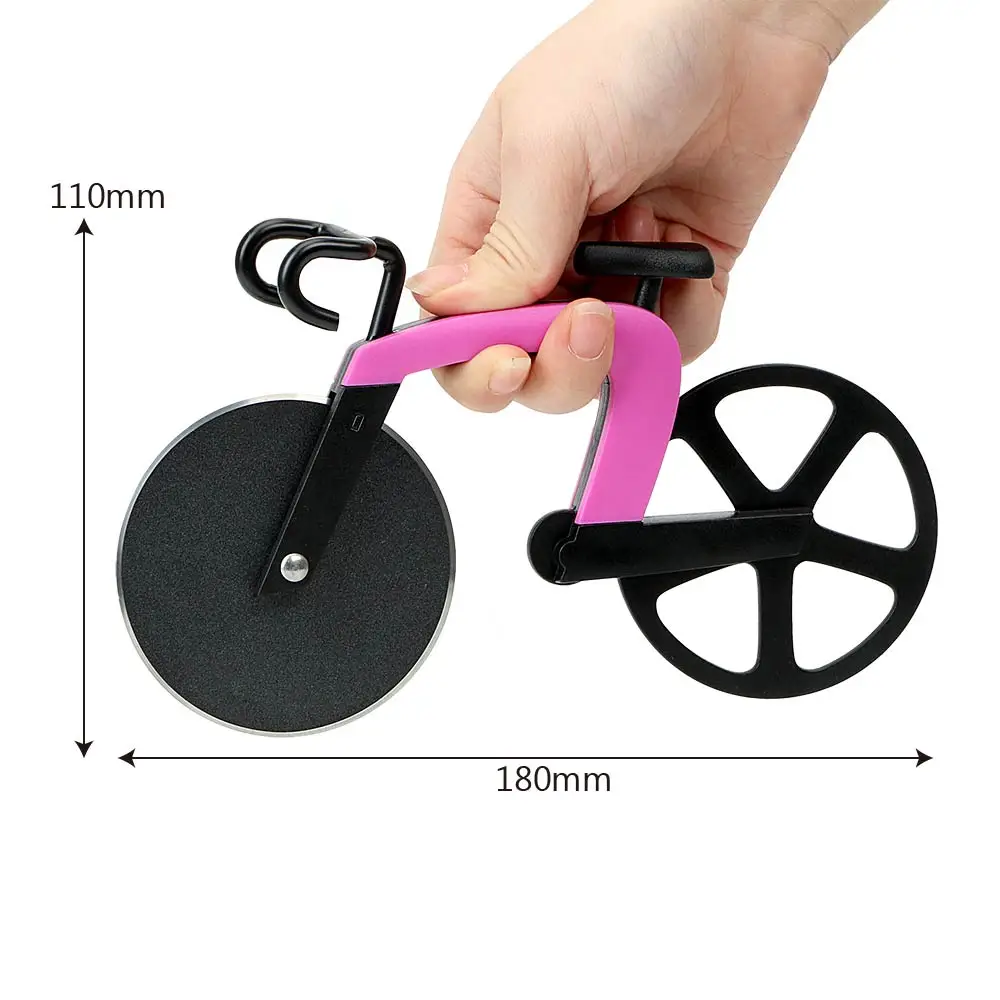 HILIFE Home Kitchen Accessories Pastry Pasta Dough Baking Tools Stainless Steel Pizza Knife Bicycle Pizza Cutter