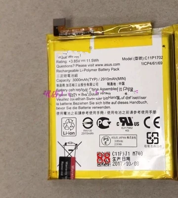 High Quality 3000mAh C11P1702 cell phone battery for ASUS ZenFone V Live V500KL A009 Smartphone with repair tools gift | Мобильные
