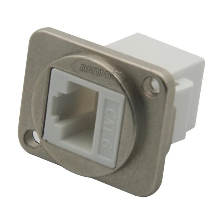 

D type metal RJ45 female to female connector