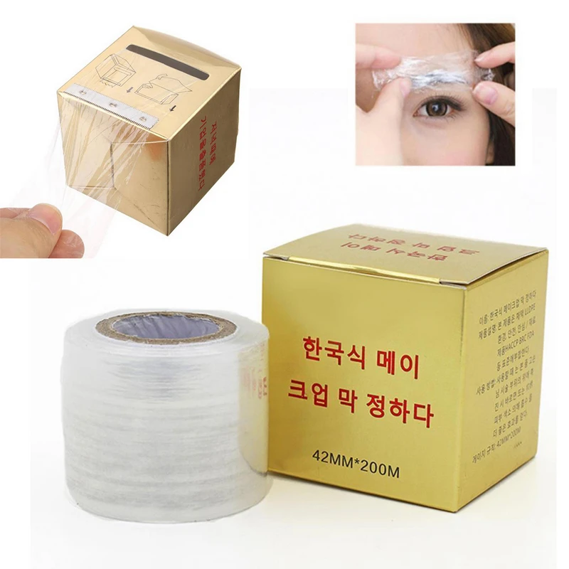 Shellhard 1 Roll 42MM*200M Tattoo film Plastic Wrap Cover Preservative Film Semipermanent Makeup Tattoo Accessories Eyebrow