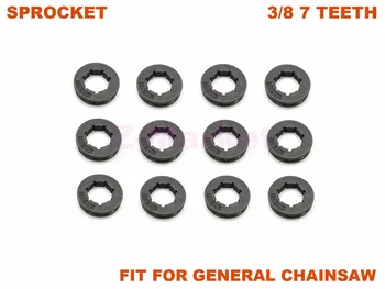 

Wholesale 75PCS Clutch Drum Sprocket 3/8 Pitch 7 Teeth Small Inner Hole for General Chainsaw Garden Tools Spare Parts