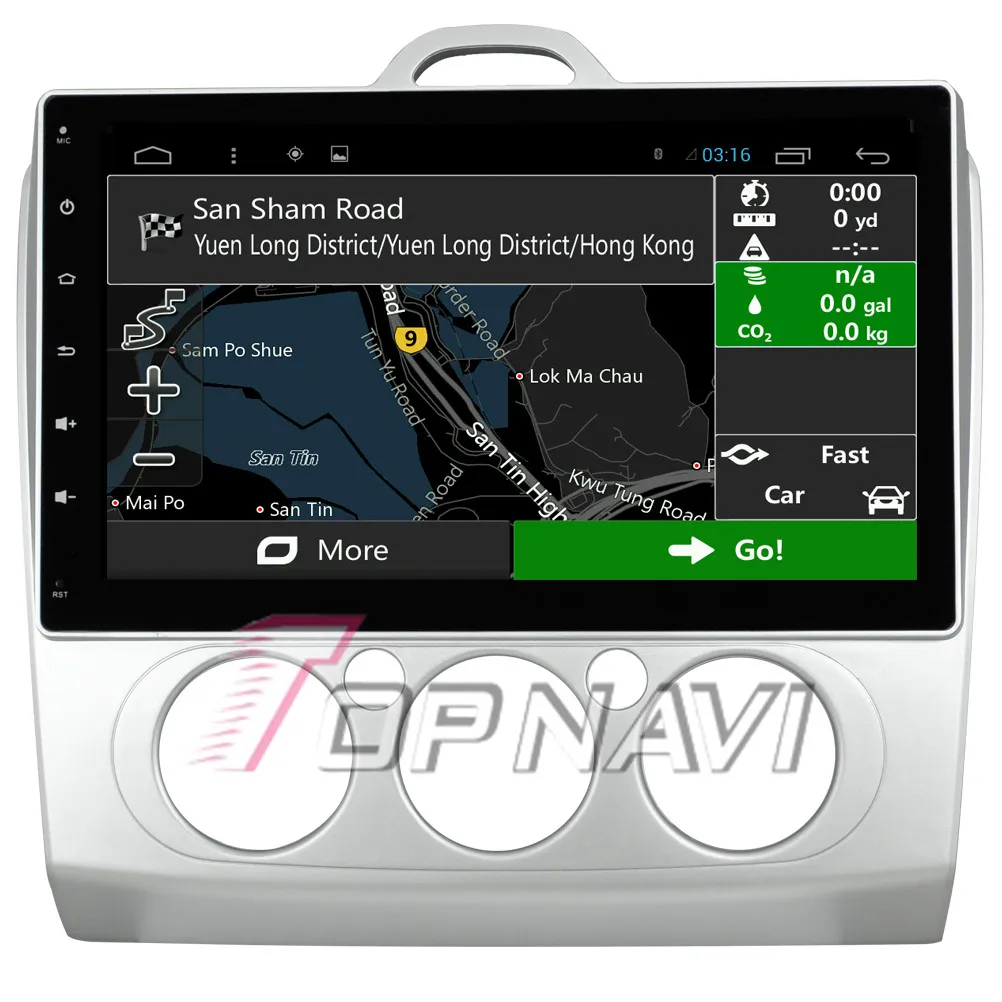 Perfect Topnavi 10.2" Quad Core Android 6.0 Car GPS Navigation for Focus 2 Manual Autoradio Multimedia Audio Stereo,NO DVD 4