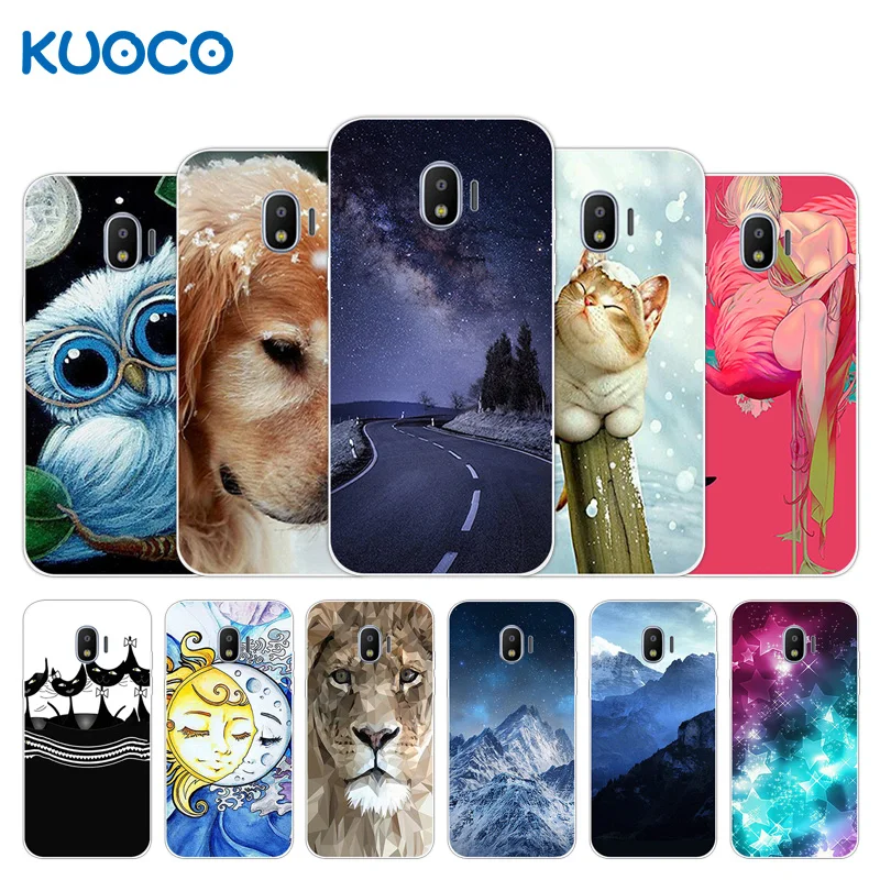For Samsung Galaxy J2 Pro 2018 5.0 inch Phone Cases Silicone Scenery Design for j250f TPU Coque | Мобильные телефоны и