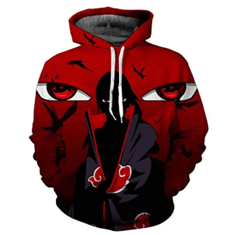 

Hot Anime Naruto Hoodies Men and women Winter pullovers 3D Hooded Oversized Sweatshirts Naruto 3D Hoodies Men Tops S-4XL