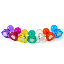 10 шт DIY сильные цветные магнитные Thumbtacks неодимовые заметки Шпилька-кегля магниты белая доска случайный цвет