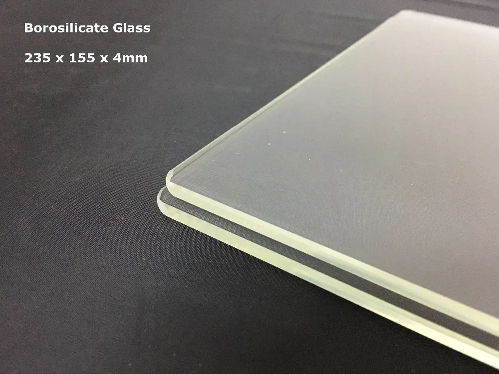3d Printer Build Plate 155 x 235 x 3mm 3D Printer Glass Plate