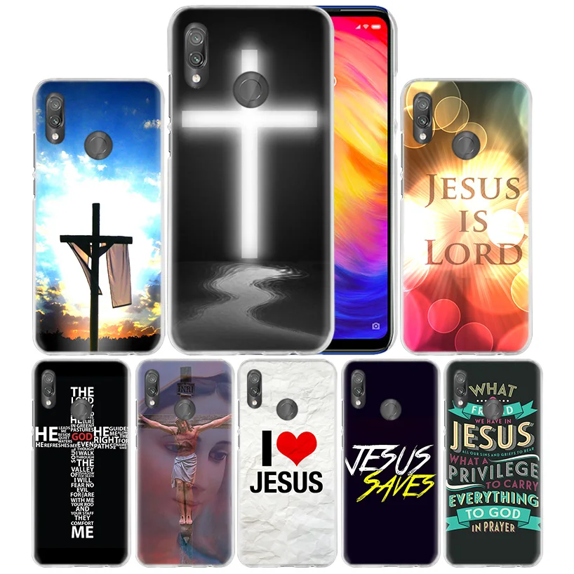 

Jesus Christ Case for Xiaomi Redmi Go Note 7 6 6A Pro S2 5 5A 4X Mi A1 A2 9 Mix 3 5G 8 lite Play F1 Hard PC Fundas Phone Cover