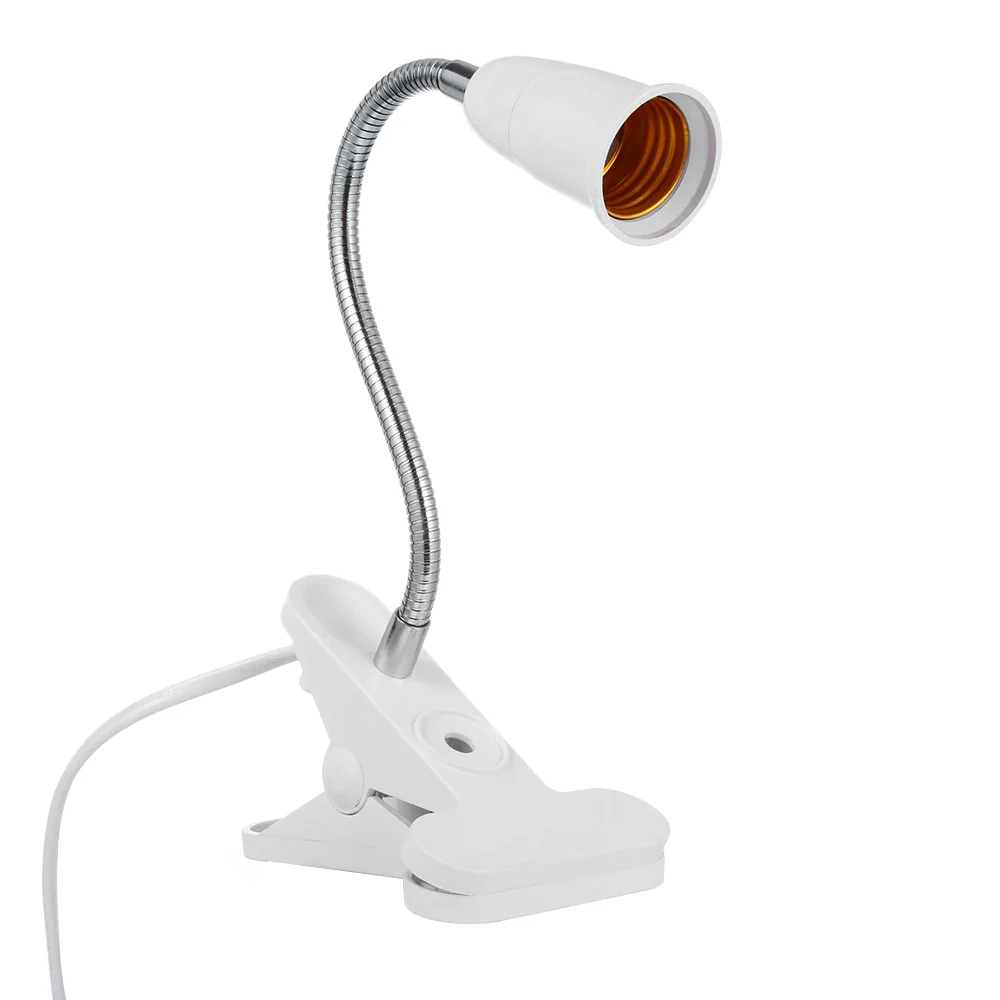 Best Seller 360 Degree Flexible Lamp Holder Clip E27 Base with On off