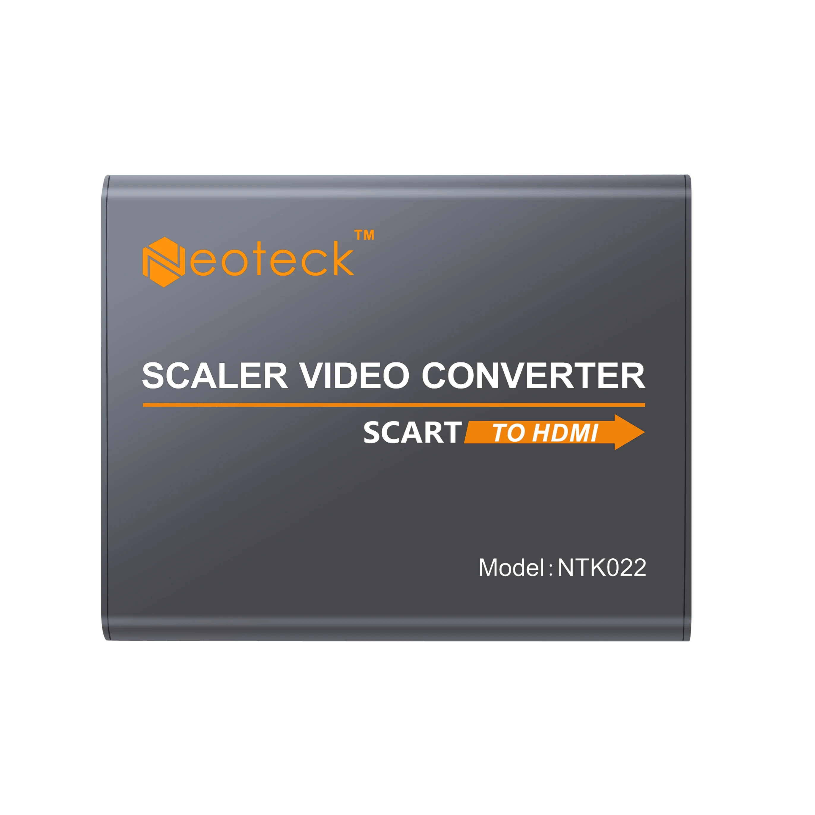 Proster Aluminum SCART To HDMI Converter+3.5mm Stereo Audio Video Adapter with Power Adapter for HD