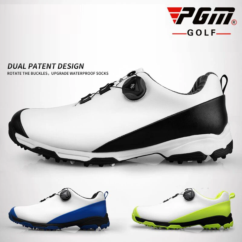 

Brand PGM Mens Golf Sports Shoes Anti-sideslip Technology and Waterproof and Breathable and Light Weight for golf game