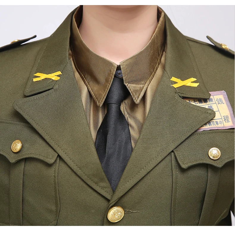Американский стиль, национальная униформа, военная униформа, для мужчин и женщин, в Kuomintang, полицейская форма, для демонстрации одежды