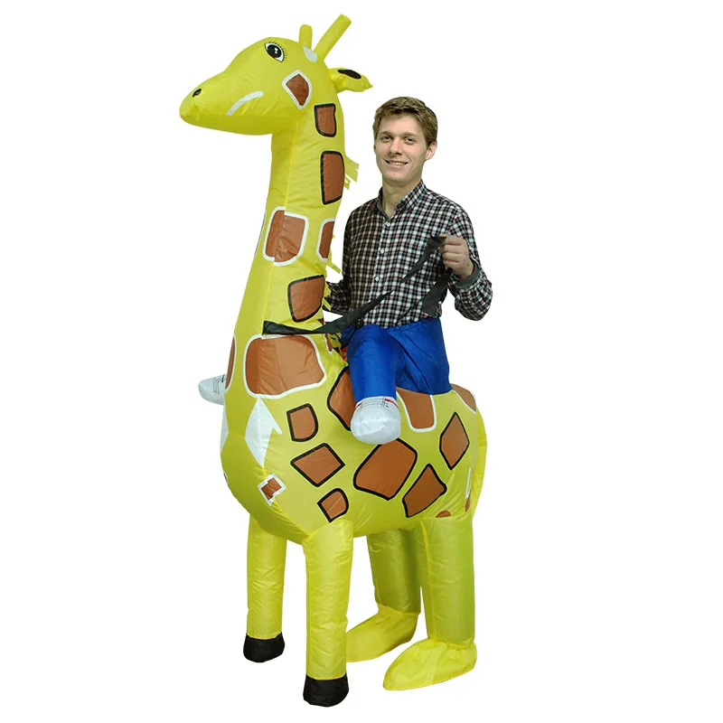 Coshome Sumo Astronaut Dinosaur Inflatable Costumes Funny Clothing Adult Inflatable Jumpsuits For Halloween Party Performance (3)